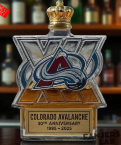 Colorado Avalanche 30th Anniversary Whiskey Bottle Limited Edition Colorado Avalanche 30th Anniversary Whiskey Bottle Limited Edition
