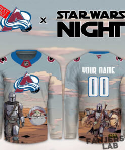 Colorado Avalanche Star Wars Night Limited New Personalized Hockey Jersey