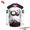 Calgary Roughnecks Personalized White Hockey Jersey