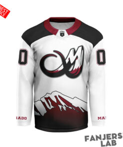 Colorado Mammoth Personalized Black Hockey Jersey