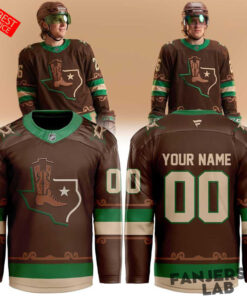Custom Dallas Stars Cowboy Boot Alternate 2026 Hockey Jersey Dallas Stars Merch Hockey