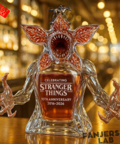 Demogorgon Celebrating Stranger Things 10th Anniversary Whiskey Bottle 4.jpg