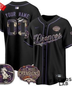 Denver Broncos 2026 Halloween Nightmare Edition Custom Baseball Jersey