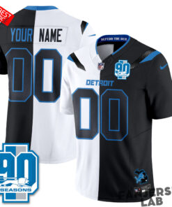 Detroit Lions Rivalries Split Edition Vapor Custom Football Jersey