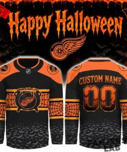 Detroit Red Wings x Halloween Day ’26 Custom Hockey Jersey