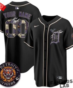 Detroit Tigers Halloween Nightmare Edition Custom Baseball Jersey