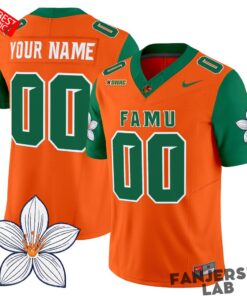Florida A&M Rattlers Orange Blossom Classic Custom Football Jersey