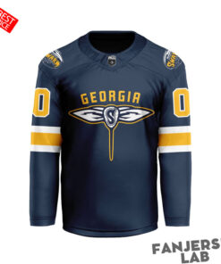 Georgia Swarm Personalized White Hockey Jersey
