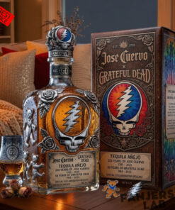 Grateful Dead 60th Anniversary And Jose Cuervo’s 320th Anniversary Whiskey Decanter Limited Edition