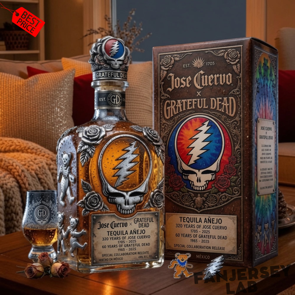 Grateful Dead 60th Anniversary And Jose Cuervo’s 320th Anniversary Whiskey Decanter Limited Edition Grateful Dead 60th Anniversary And Jose Cuervo’s 320th Anniversary Whiskey Decanter Limited Edition