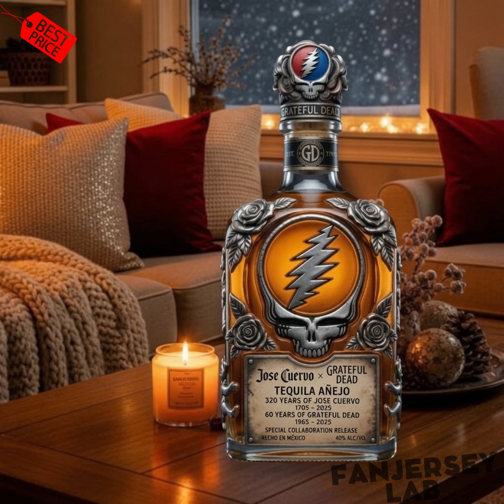 Grateful Dead 60th Anniversary And Jose Cuervo’s 320th Anniversary Whiskey Decanter Limited Edition Grateful Dead 60th Anniversary And Jose Cuervo’s 320th Anniversary Whiskey Decanter Limited Edition