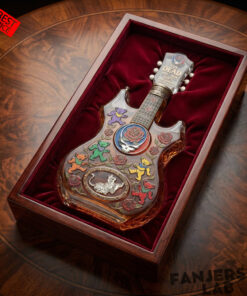 Grateful Dead 60th Anniversary Guitar shaped Whiskey Bottle Limited Edition 3.jpg