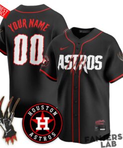 Houston Astros A Nightmare on Elm Street Custom Baseball Jersey
