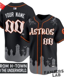 Houston Astros ‘Halloween Shadows Edition’ Custom Baseball Jersey Houston Astros ‘Halloween Shadows Edition’ Custom Baseball Jersey