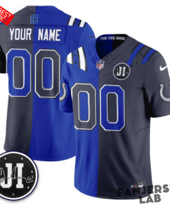 Indianapolis Colts 2026 Rivalries Split Vapor Custom Football Jersey Indianapolis Colts 2026 Rivalries Split Vapor Custom Football Jersey