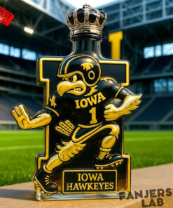 Iowa Hawkeyes Mascot Limited Edition Whiskey Bottle