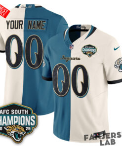 Jacksonville Jaguars 2026 Rivalries Split Vapor Custom Football Jersey