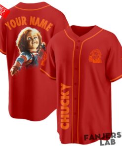 Killer Doll Horror Movie Halloween 2026 Custom Baseball Jersey