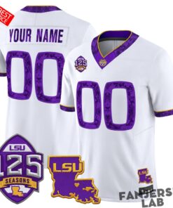 LSU Tigers ‘Silent Season of 1918’ Vapor Limited Custom Football Jersey