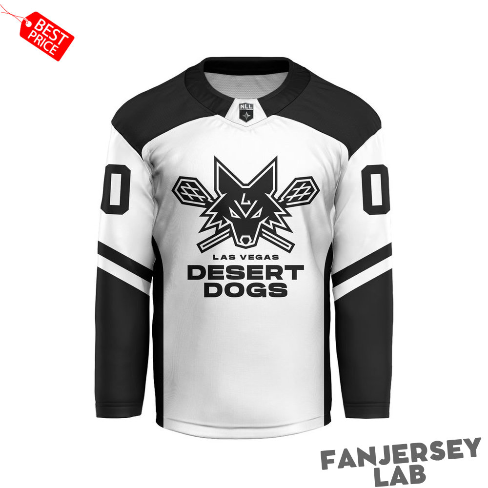 Las Vegas Desert Dogs Personalized White Hockey Jersey Las Vegas Desert Dogs Personalized White Hockey Jersey