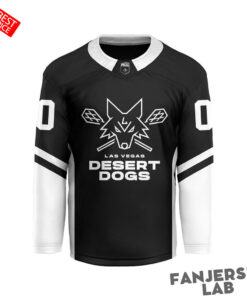 Las Vegas Desert Dogs Personalized White Hockey Jersey