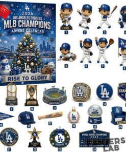 Los Angeles Dodgers 2026 MLB Champions “Rise to Glory” Advent Calendar
