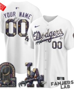 Los Angeles Dodgers Nightmare Edition Custom Baseball Jersey Los Angeles Dodgers Nightmare Edition Custom Baseball Jersey