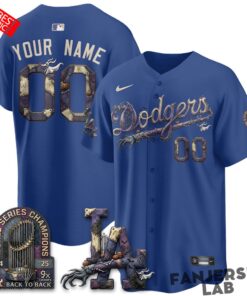 Los Angeles Dodgers Nightmare Edition Custom Baseball Jersey