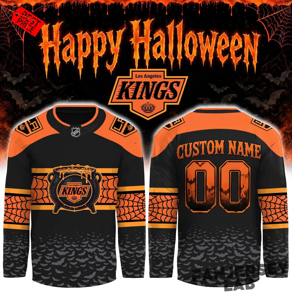 Los Angeles Kings x Halloween Day ’26 Custom Hockey Jersey Los Angeles Kings x Halloween Day ’26 Custom Hockey Jersey