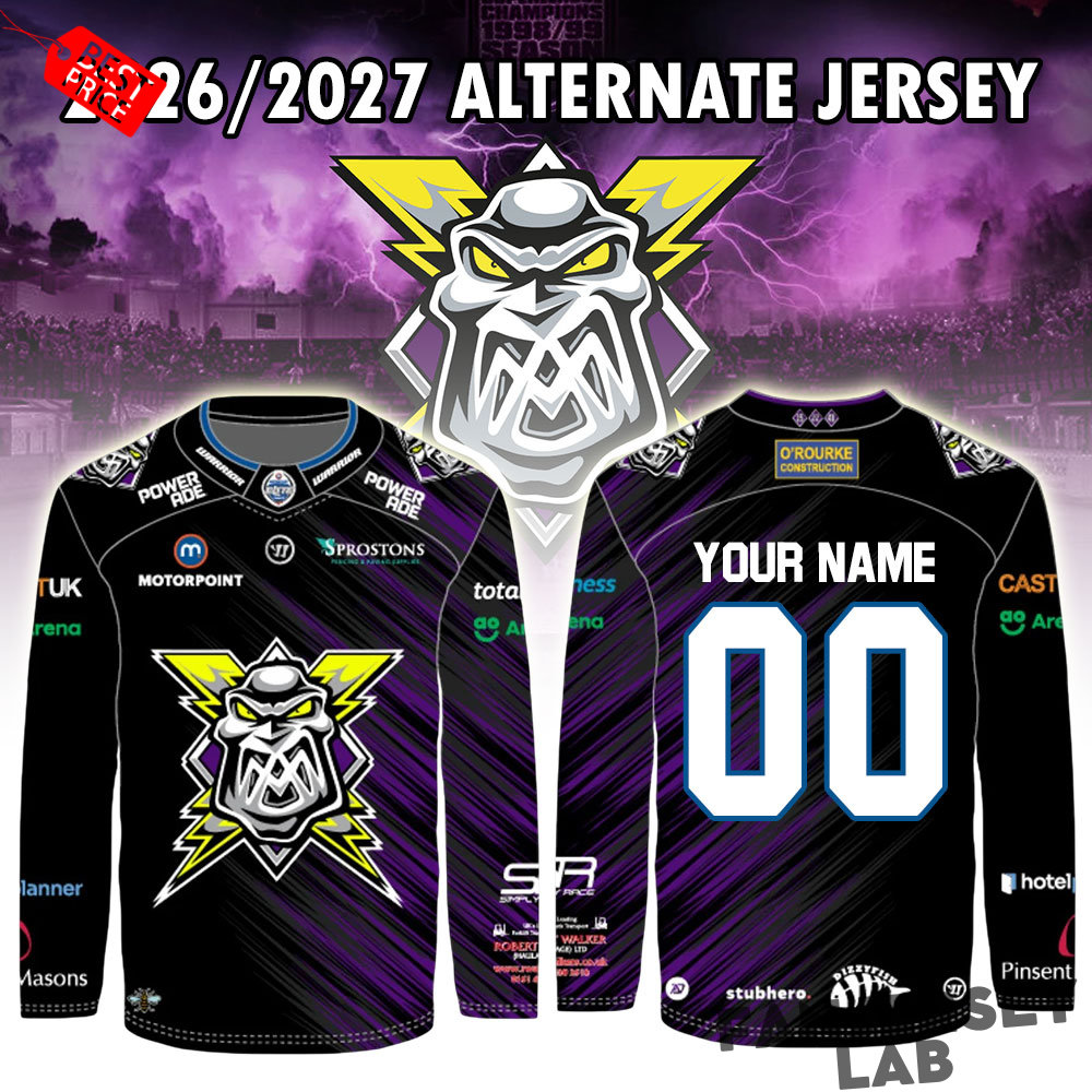 Manchester Storm 2026-27 Custom Alternate Hockey Jersey Manchester Storm 2026-27 Custom Alternate Hockey Jersey