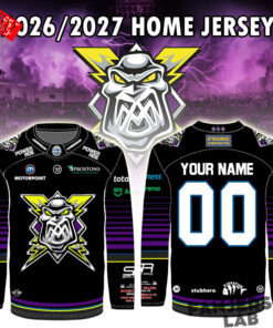 Manchester Storm 2026-27 Custom Home Hockey Jersey