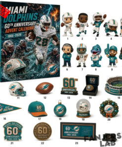 Miami Dolphins 60th Anniversary 2026 Advent Calendar
