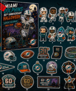 Miami Dolphins 60th Anniversary 2026 Halloween Advent Calendar Miami Dolphins 60th Anniversary 2026 Halloween Advent Calendar