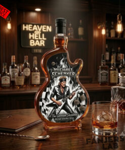 Michael Schenker The German Shredder Guitar Legends Guitar-shaped Whiskey Bottle