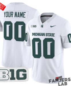 Michigan State Spartans 2026 Custom Football Jersey