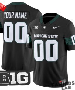 Michigan State Spartans 2026 Custom Football Jersey