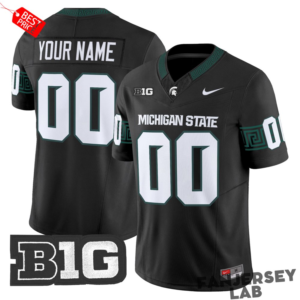 Michigan State Spartans 2026 Custom Football Jersey Michigan State Spartans 2026 Custom Football Jersey