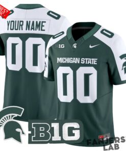 Michigan State Spartans 2026 Custom Football Jersey