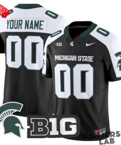 Michigan State Spartans 2026 Custom Football Jersey