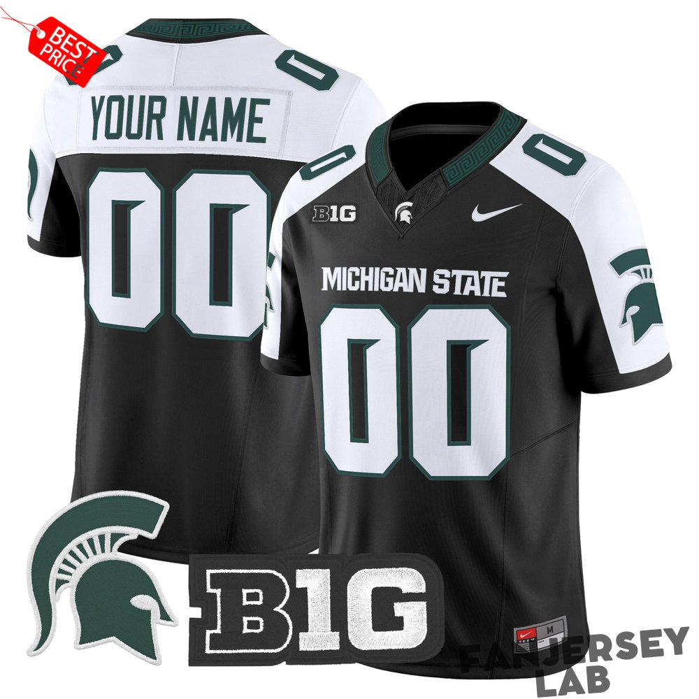 Michigan State Spartans 2026 Custom Football Jersey Michigan State Spartans 2026 Custom Football Jersey