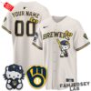 Milwaukee Brewers x Star Wars Darth Vader Custom Baseball Jersey