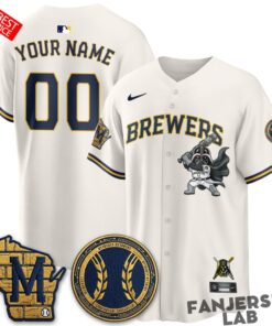 Milwaukee Brewers x Star Wars Darth Vader Custom Baseball Jersey
