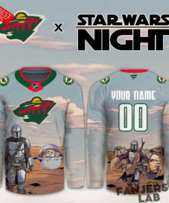 Minnesota Wild Star Wars Night Limited Personalized Hockey Jersey