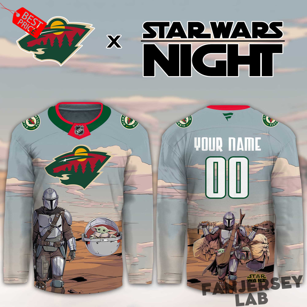 Minnesota Wild Star Wars Night Limited Personalized Hockey Jersey Minnesota Wild Star Wars Night Limited Personalized Hockey Jersey