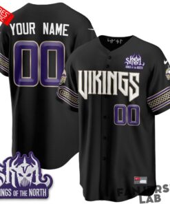 Minnesota Vikings 2026 Rivalries Edition Custom Baseball Jersey