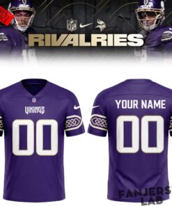 Minnesota Vikings Feel The North Rivalries 😈 Football Jersey