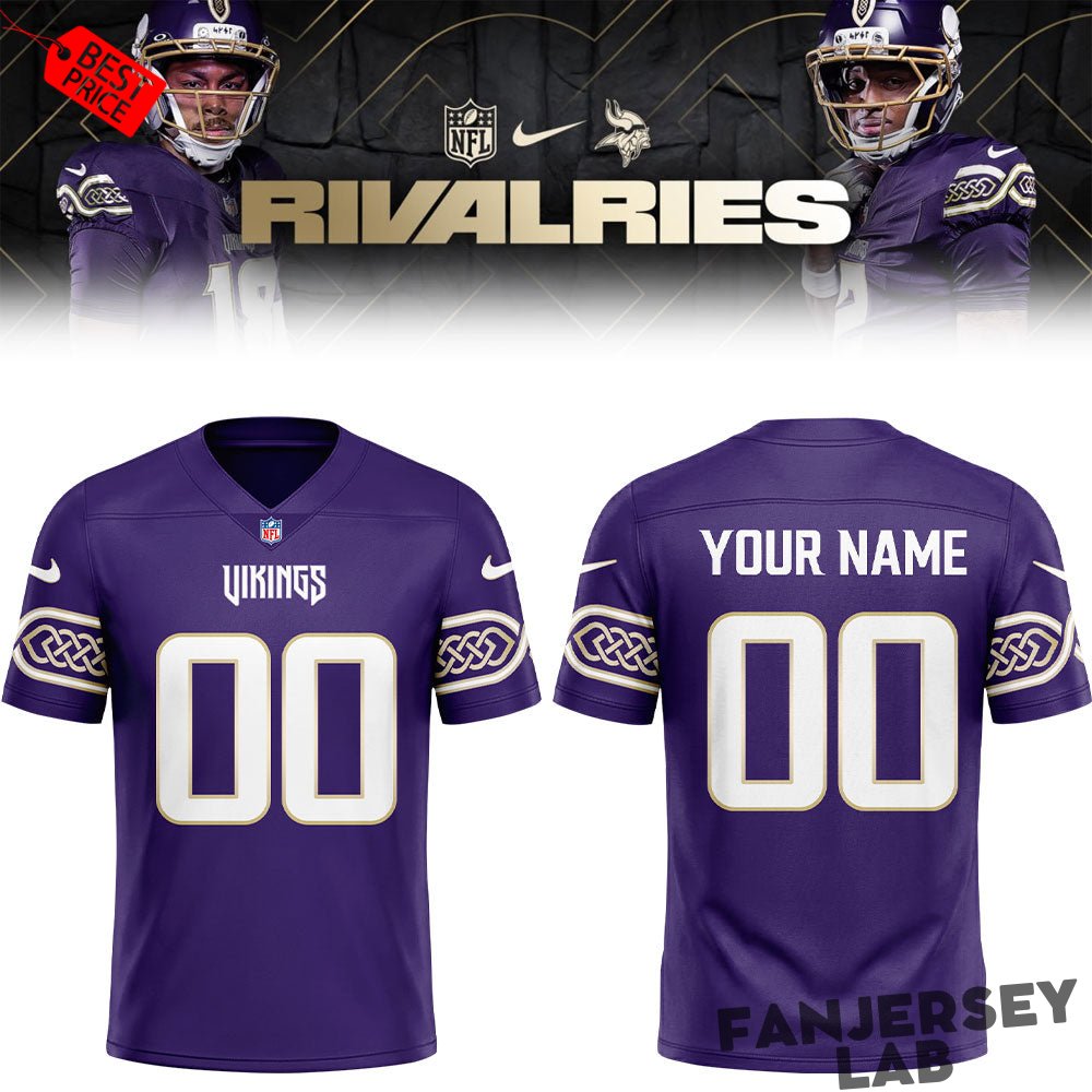 Minnesota Vikings Feel The North Rivalries 😈 Football Jersey Minnesota Vikings Feel The North Rivalries 😈 Football Jersey