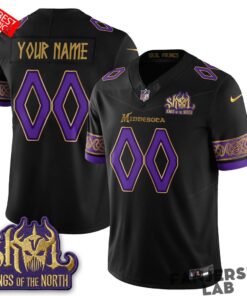 Minnesota Vikings Warrior Skol Vikings Custom Football Jersey