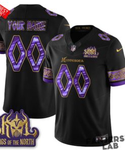 Minnesota Vikings Warrior Skol Vikings Custom Football Jersey