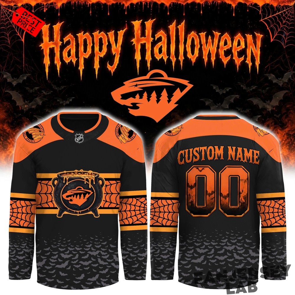 Minnesota Wild x Halloween Day ’26 Custom Hockey Jersey Minnesota Wild x Halloween Day ’26 Custom Hockey Jersey